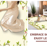 Festive Colorful Rabbit Illustration(Beige)