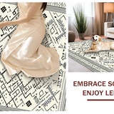 Elegant Geometric Cream and Black(Black)