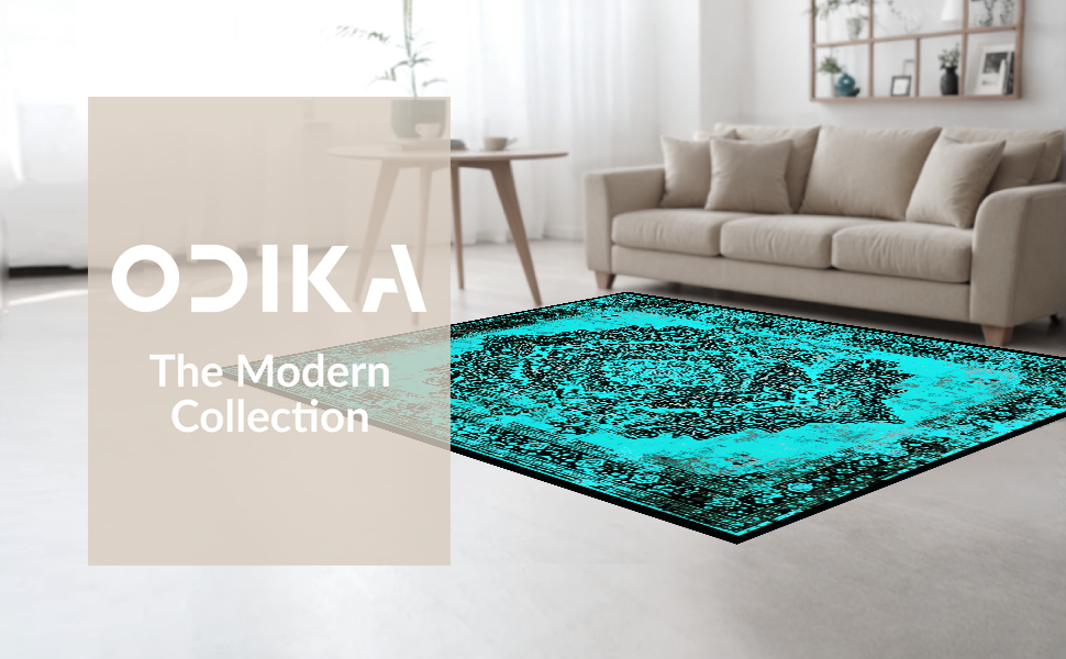 Chic Modern Medallion Arrangement Rug – ODIKA