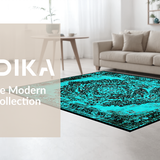 Chic Modern Medallion Arrangement(Blue)