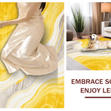 Lively Marbleized Visual Appeal(Yellow)