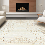 Stylish Flowing Shapes(Beige)