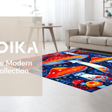 Lively Retro Color Block(Red)