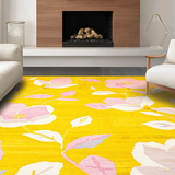 Bright Floral Circular Accent(Yellow)