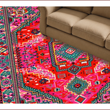 Ultra Soft Area Rug, Non Slip, Stain Resistant, Washable Area Rugs for Living Room, Bedroom, Earth-Themed Classroom Round(Pink)