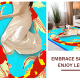 Bright Cartoon Oceanic Scene(Blue)