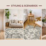 Distressed Earthy Patterned Aesthetic(Gray)