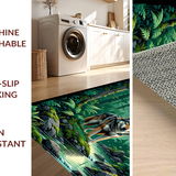 Intricate Forest Scene Print(Green)