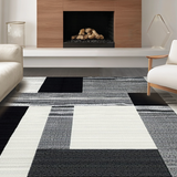 Elegant Monochrome Chevron Motif(Black)