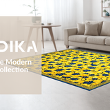 Vibrant Petal Patterned Visual(Yellow)