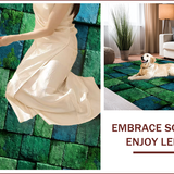 Eco Friendly Green Mosaic Aesthetic(Green)