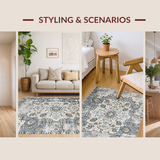 Contemporary Subtle Floral Appeal(Beige)