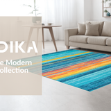 Joyful Multicolored Diamond Layout(Blue)