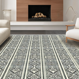 Elegant Monochrome Tiled Arrangement(Black)