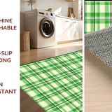 Chic Sage Green Geometric Design(Green)