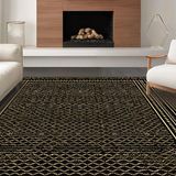 Luxurious Black Diamond Motif(Black)