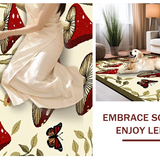Enchanting Nature Inspired Motif(Red)