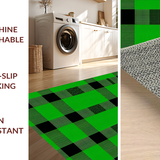 Stylish Green Buffalo Check Style(Green)