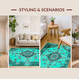 Chic Medallion Teal Aesthetic(Blue)