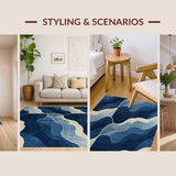 Elegant Abstract Oceanic(Blue)