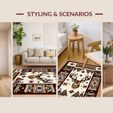 Chic Rustic Nature Inspired Textile(Beige)