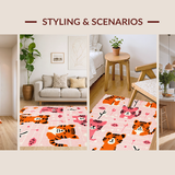 Delightful Kawaii Tiger Visual Appeal(Pink)