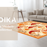 Funky Playful Nature Motif(Beige)