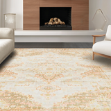 Elegant Neutral Toned Medallion(Beige)