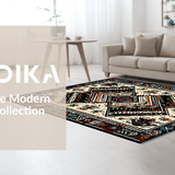 Chic Monochrome Geometric Fusion(Black)