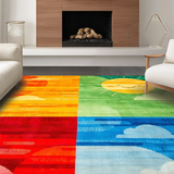 Charming Multicolor Sun Icon(Yellow)