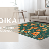 Trendy Contemporary Floral Fusion(Green)