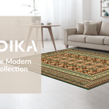 Ultra Soft Area Rug, Non Slip, Stain Resistant, Washable Area Rugs for Living Room, Bedroom, Contemporary Soft Color Palette(Brown)