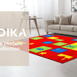 Lively Multicolor Learning Design(Red)