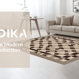 Chic Abstract Lattice Aesthetic(Beige)