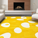 Ultra Soft Area Rug, Non Slip, Stain Resistant, Washable Area Rugs for Living Room, Bedroom, Elegant Cozy Shaggy Appeal(Yellow)