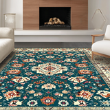 Artistic Teal and Orange Motif(Blue)