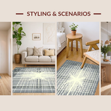 Chic Starburst Patterned Aesthetic(Gray)