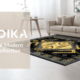 Luxurious Abstract Textured Design(Black)