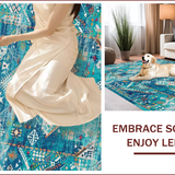 Vibrant Ethnic Patterned Echo(Blue)