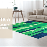 Whimsical Coastal Fishing Motif(Green)