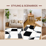 Edgy Non Traditional Symmetrical Elements(Black)