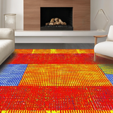 Bold Abstract Flowing Stripes(Red)