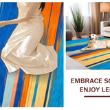 Eclectic Striped Color Fusion(Blue)