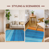 Gradient Ombre Coastal Elegance(Blue)