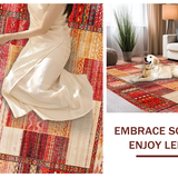 Artistic Trellis in Bold Hues(Red)