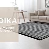 Elegant Monochrome Tic Tac Toe Layout(Black)