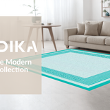 Coastal Striped Seafoam Elegance(Blue)