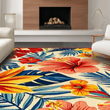 Lively Earthy Floral Composition(Red)