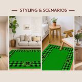 Modern Rustic Shamrock Artistry(Green)