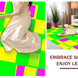 Charming Colorful Checkered Aesthetic(Green)